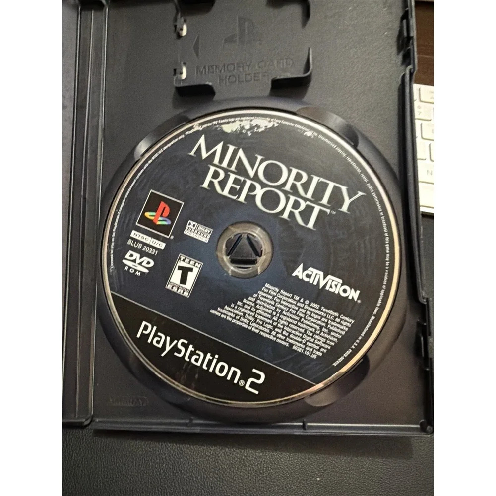 Minority Report (Sony PlayStation 2, 2002) Untested